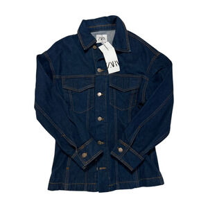 Zara- "The Fitted" Denim Jacket - NEW WITH TAGS